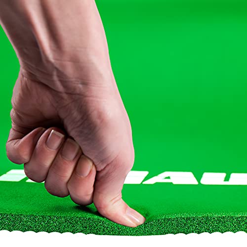 Muawo Premium Sportmatte und Fitnessmatte, perfekt als Yogamatte, Gymnastikmatte, Trainingsmatte | rutschfest | extra-dick & extra-lang | bis zu 190 cm Länge x 100 cm Breite x 1,5 cm Dicke