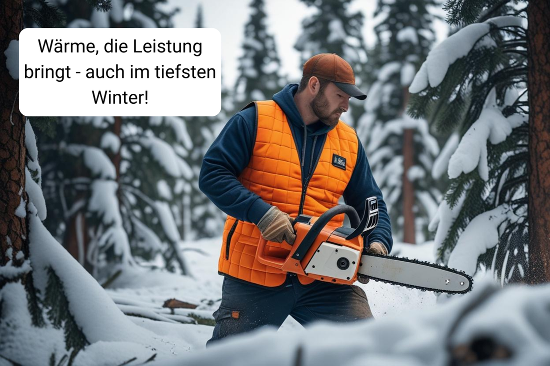 Beheizbare Arbeitskleidung für Forst- und Landwirtschaft – Komfort und Sicherheit bei eisigen Temperaturen
