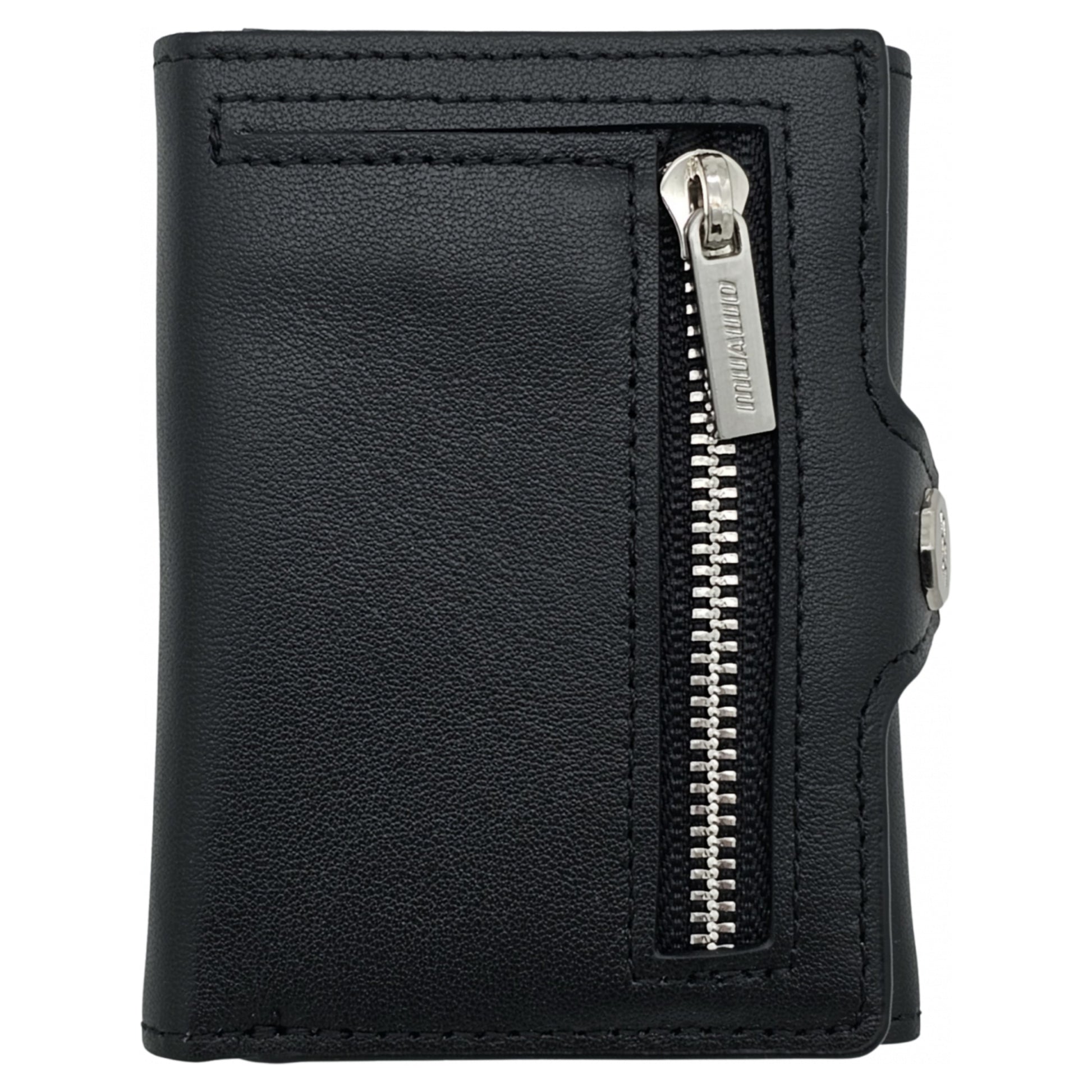 Portmonee Geldbeutel Kunstleder Herren Slim Wallet Mit Münzfach